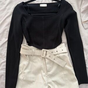 Cream High-Waisted Shorts alterd state